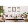 image:imageKate and Laurel Sylvie Neutral Abstract Aztec Shapes Framed Canvas Wall Art Set by The Creative Bunch Studio 2 Piece Set 23x33 White Modern Geometric Simple Art for WallWhite