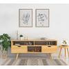 image:imageKate and Laurel Sylvie Neutral Botanical 1 and 2 Soft White Framed Canvas Wall Art by The Creative Bunch Studio 2 Piece 18x24 Natural Farmhouse Botanical Wall DcorNatural