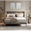image:imageKate and Laurel Sylvie Neutral Botanical 3 and 4 Soft White Framed Canvas Wall Art Set by The Creative Bunch Studio 2 Piece 18x24 Natural Farmhouse Botanical Art Wall DcorGray