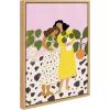image:imageKate and Laurel Sylvie No Thanks We Have Plants Framed Canvas Wall Art by Alja Horvat 18x24 Natural Nature Art for Wall