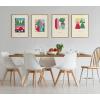image:imageKate and Laurel Sylvie On The Other Hand and Repeat For A New Outcome Framed Canvas Wall Art Set by Amber Vittoria 2 Piece Set 18x24 Natural Modern Abstract Colorful Geometric Wall Art Set