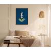 image:imageKate and Laurel Sylvie Orchid Framed Canvas Wall Art by Amber Leaders Designs 23x33 Gold Colorful Floral Art for WallGold