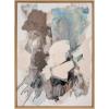 image:imageKate and Laurel Sylvie Painted Flow I Framed Canvas Wall Art by Amy Lighthall 28x38 Gold Modern Abstract Painted Brushstrokes Art for WallNatural