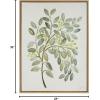 image:imageKate and Laurel Sylvie Pale Leaves Framed Canvas Wall Art by Patricia Shaw 28x38 Natural Decorative Still Life Art Print for WallNatural