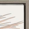 image:imageKate and Laurel Sylvie Palms Framed Canvas Wall Art by Alicia Schultz 18x24 Gray Tropcal Beachy Art for Wall