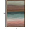 image:imageKate and Laurel Sylvie Peace Framed Canvas Wall Art by Oris Eddu 23x33 Gold Decorative Calming Abstract PrintGold