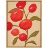 image:imageKate and Laurel Sylvie Persimmon Framed Canvas Wall Art by Emma Daisy 18x24 Gold Simple Floral Botanical Wall DcorNatural