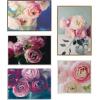 image:imageKate and Laurel Sylvie Pink Flower Bouquet Framed Canvas Wall Art by Kristy Campbell 18x24 GoldGold