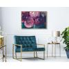 image:imageKate and Laurel Sylvie Pink Flower Bouquet Framed Canvas Wall Art by Kristy Campbell 18x24 GoldGold