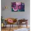 image:imageKate and Laurel Sylvie Pink Flower Bouquet Framed Canvas Wall Art by Kristy Campbell 18x24 GoldGold