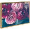 image:imageKate and Laurel Sylvie Pink Flower Bouquet Framed Canvas Wall Art by Kristy Campbell 18x24 GoldGold