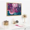 image:imageKate and Laurel Sylvie Pink Flower Bouquet Framed Canvas Wall Art by Kristy Campbell 18x24 GoldGold