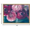 image:imageKate and Laurel Sylvie Pink Flower Bouquet Framed Canvas Wall Art by Kristy Campbell 18x24 GoldGold