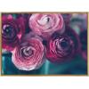 image:imageKate and Laurel Sylvie Pink Flower Bouquet Framed Canvas Wall Art by Kristy Campbell 18x24 GoldGold
