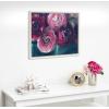 image:imageKate and Laurel Sylvie Pink Flower Bouquet Framed Canvas Wall Art by Kristy Campbell 18x24 GoldWhite