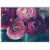 image:imageKate and Laurel Sylvie Pink Flower Bouquet Framed Canvas Wall Art by Kristy Campbell 18x24 GoldWhite