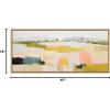 image:imageKate and Laurel Sylvie Quaint Vista I Framed Canvas Wall Art by Amy Lighthall 18x40 Natural Modern Abstract Landscape Art for WallNatural