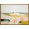 image:imageKate and Laurel Sylvie Quaint Vista I Framed Canvas Wall Art by Amy Lighthall 18x40 Natural Modern Abstract Landscape Art for WallNatural