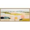 image:imageKate and Laurel Sylvie Quaint Vista I Framed Canvas Wall Art by Amy Lighthall 18x40 Natural Modern Abstract Landscape Art for WallNatural