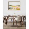 image:imageKate and Laurel Sylvie Quaint Vista I Framed Canvas Wall Art by Amy Lighthall 18x40 Natural Modern Abstract Landscape Art for WallNatural
