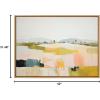 image:imageKate and Laurel Sylvie Quaint Vista I Framed Canvas Wall Art by Amy Lighthall 18x40 Natural Modern Abstract Landscape Art for WallNatural