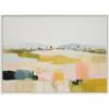 image:imageKate and Laurel Sylvie Quaint Vista I Framed Canvas Wall Art by Amy Lighthall 18x40 Natural Modern Abstract Landscape Art for WallWhite
