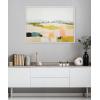 image:imageKate and Laurel Sylvie Quaint Vista I Framed Canvas Wall Art by Amy Lighthall 18x40 Natural Modern Abstract Landscape Art for WallWhite