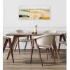 image:imageKate and Laurel Sylvie Quaint Vista I Framed Canvas Wall Art by Amy Lighthall 18x40 Natural Modern Abstract Landscape Art for WallWhite