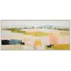 image:imageKate and Laurel Sylvie Quaint Vista I Framed Canvas Wall Art by Amy Lighthall 18x40 Natural Modern Abstract Landscape Art for WallWhite