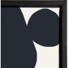 image:imageKate and Laurel Sylvie Quiet Jungle 1 Framed Canvas Wall Art by Kelly Knaga 23x33 Natural Chic Abstract Art for WallBlack