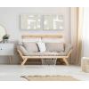 image:imageKate and Laurel Sylvie Quiet Jungle 1 Neutral Abstract Framed Canvas Wall Art Set by Kelly Knaga 2 Piece Set 18x24 White Neutral Abstract Wall Dcor Art Set