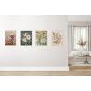 image:imageKate and Laurel Sylvie Rose Bouquet Framed Canvas Wall Art by Annie Quigley 18x24 Gold Soft Botanical Flower Bouquet Art for Wall Home DecorWhite