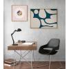 image:imageKate and Laurel Sylvie Simple Romantic Line Art Drawing 2 Tan and Teal Framed Canvas Wall Art by The Creative Bunch Studio 23x33 Gold Modern Abstract Body Line Drawing Wall DecorNatural