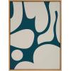 image:imageKate and Laurel Sylvie Simple Romantic Line Art Drawing 2 Tan and Teal Framed Canvas Wall Art by The Creative Bunch Studio 23x33 Gold Modern Abstract Body Line Drawing Wall DecorNatural