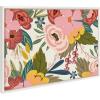 image:imageKate and Laurel Sylvie Softly Framed Canvas Wall Art by Mia Charro 18x24 Gold Modern Fun Abstract Colorful Botanical Flower Art for WallWhite