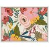 image:imageKate and Laurel Sylvie Softly Framed Canvas Wall Art by Mia Charro 18x24 Gold Modern Fun Abstract Colorful Botanical Flower Art for WallWhite