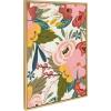 image:imageKate and Laurel Sylvie Softly MC 481 Floralis C and MC441 The Only Person Framed Canvas Wall Art Set by Mia Charro 3 Piece Set Gold Floral Bouquet Art for Gallery Wall