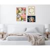 image:imageKate and Laurel Sylvie Softly MC 481 Floralis C and MC441 The Only Person Framed Canvas Wall Art Set by Mia Charro 3 Piece Set Gold Floral Bouquet Art for Gallery Wall