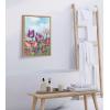 image:imageKate and Laurel Sylvie Spring Framed Canvas Wall Art by Rachel Christopoulos 18x24 White Watercolor Floral Art for WallNatural