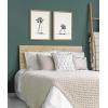 image:imageKate and Laurel Sylvie Still Life Sketched Botanical Flower Vase Art Set on Framed Linen Textured Canvas by The Creative Bunch Studio 18x24 Natural Illustrated Chic Floral Still LifeNatural