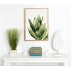 image:imageKate and Laurel Sylvie Succulent 18 Framed Canvas by Jennifer Redstreake Geary 18x24 Natural Botanical Art Decor for Living Room Bedroom EntrywayNatural