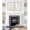 image:imageKate and Laurel Sylvie Thinking of You Line Art and Sitting Beauty Framed Linen Textured Wall Art by Rachel Lee of My Dream Wall 2 Piece 18x24 Gold Decorative Abstract Line Art for WallNatural