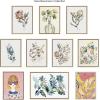 image:imageKate and Laurel Sylvie Tropic Leaves Blue Framed Canvas Wall Art by Sara Berrenson 23x33 Natural Watercolor Floral Home DecorGrey