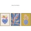 image:imageKate and Laurel Sylvie Tropical Love Framed Canvas Wall Art by Kasey Free 18x24 Natural Heart Inspired Home Decor