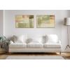 image:imageKate and Laurel Sylvie United Colors III and IV Framed Canvas Wall Art Set by Amy Lighthall 2 Piece Set 23x33 Gold Modern Soft Watercolor Abstract Art Set for Wall Home DecorNatural