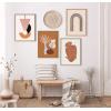 image:imageKate and Laurel Sylvie Venice 5 Framed Canvas Wall Art by Alexander Ginzburg 18x24 Natural Colorful MidCentury Wall Decor