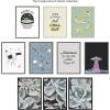 image:imageKate and Laurel Sylvie Vintage Flowers Be Kind Framed Canvas Wall Art by The Creative Bunch Studio 18x24 Natural Floral Art for Wall