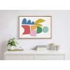 image:imageKate and Laurel Sylvie Warm Winter Framed Canvas Wall Art by Kelly Knaga 23x33 Natural Chic Abstract Art for Wall