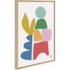 image:imageKate and Laurel Sylvie Warm Winter Framed Canvas Wall Art by Kelly Knaga 23x33 Natural Chic Abstract Art for Wall