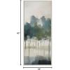 image:imageKate and Laurel Sylvie Whispering Trees I Framed Canvas Wall Art by Amy Lighthall 18x40 Gray Modern Abstract Tree Landscape Art for WallWhite